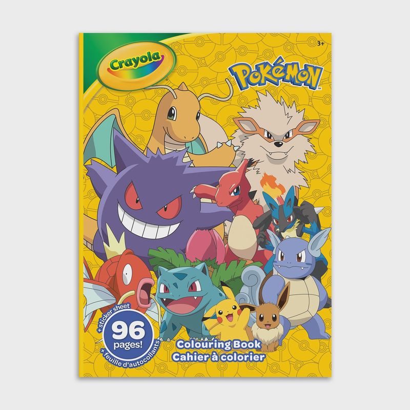 Cahier à colorier / Pokemon (96 pages)