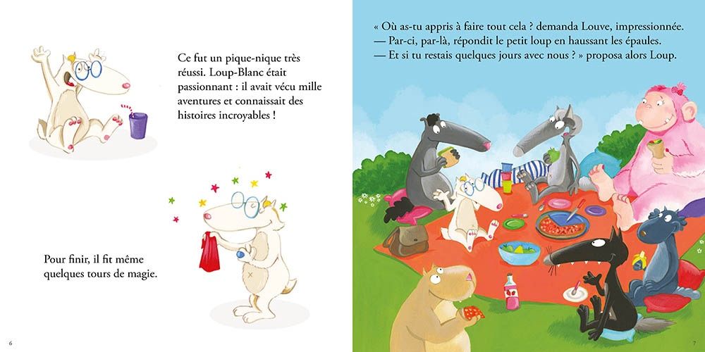 Le loup qui avait un nouvel ami