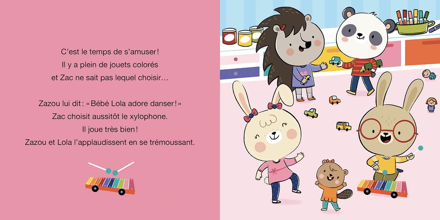 Zac et Zazou aiment la garderie