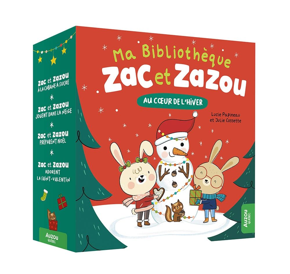 Ma bibliothèque Zac et Zazou / Au coeur de l&#39;hiver