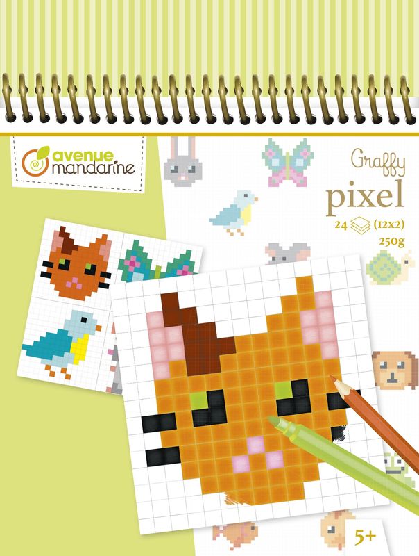 Coloriage Graffy Pixel / Animaux familiers