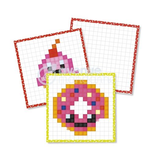 Coloriage Graffy Pixel / Gourmandises Kawai