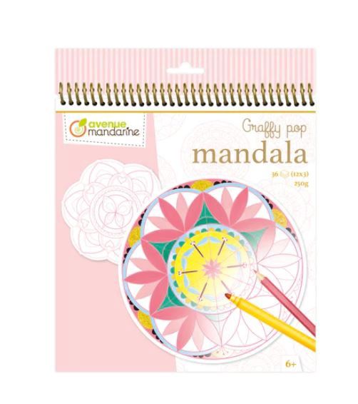 Mandalas à colorier (Graffy pop Mandala) / Fille
