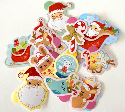 100 Gommettes / Noël