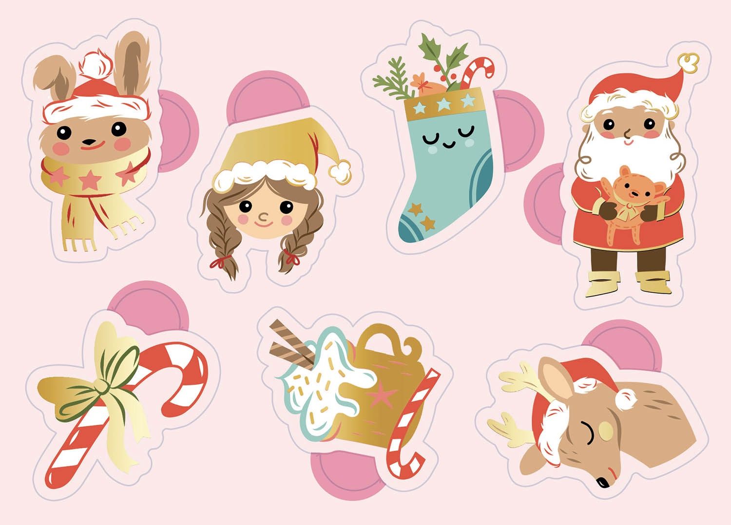 100 Gommettes / Noël