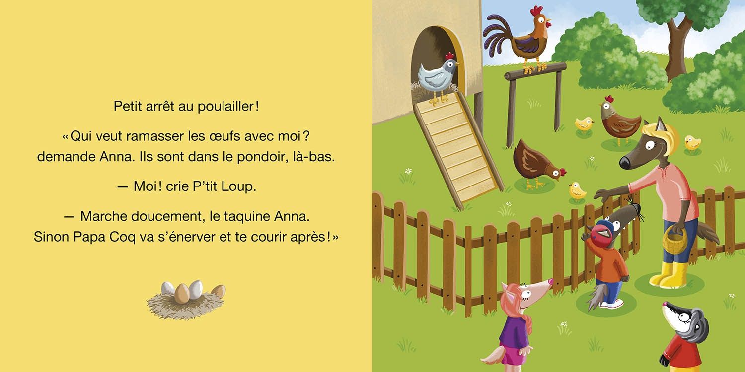 P&#39;tit Loup / visite la ferme