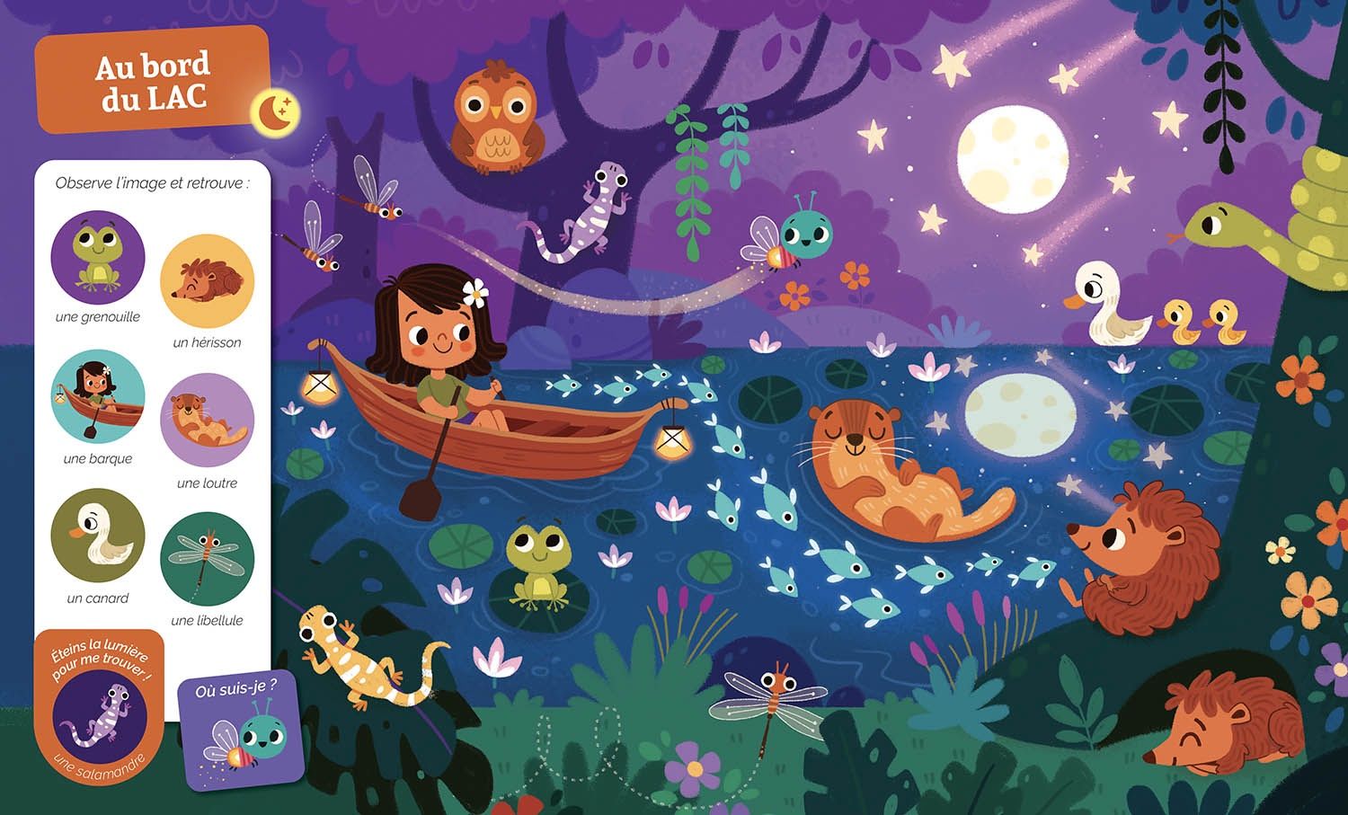 Cherche et trouve / Qui brille dans la nuit