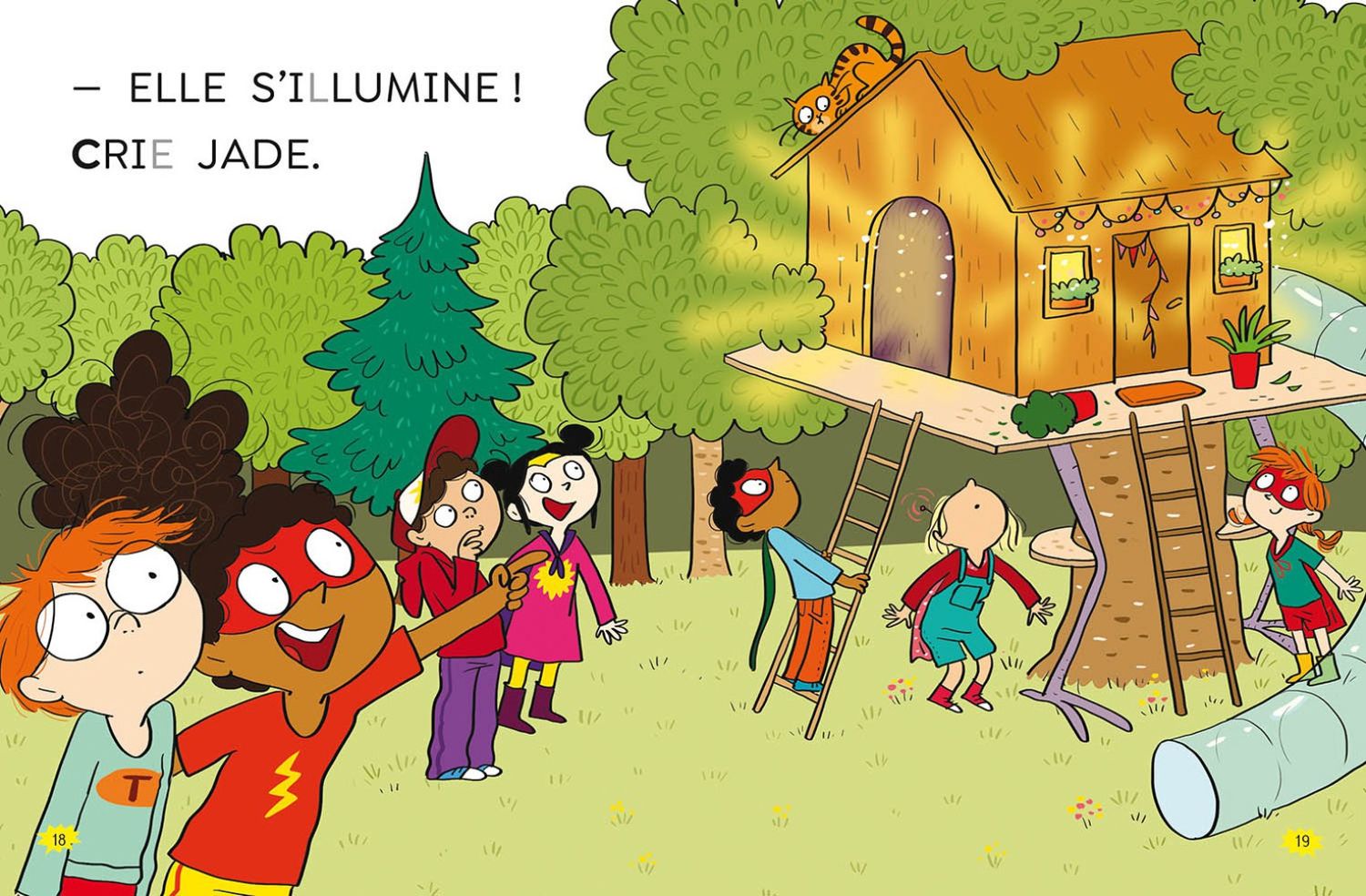 Les Héros de 1er année / La mystérieuse cabane (Niv. super débutant)