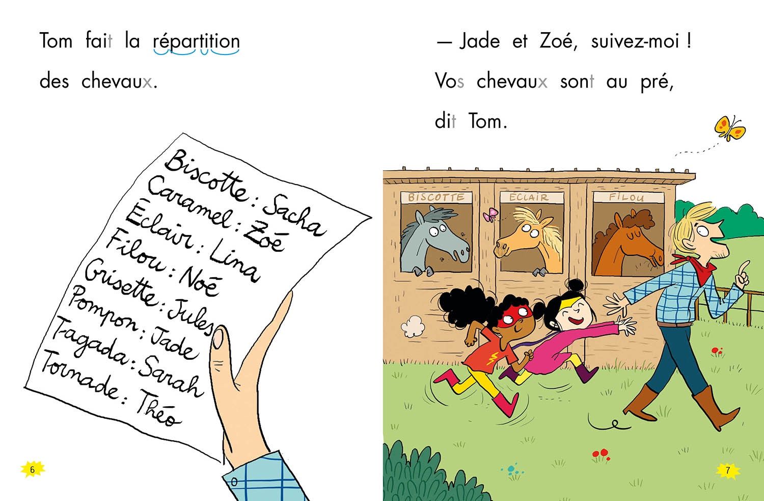 Les héros de 1re année / Aventures au centre équestre (Niv. 3)