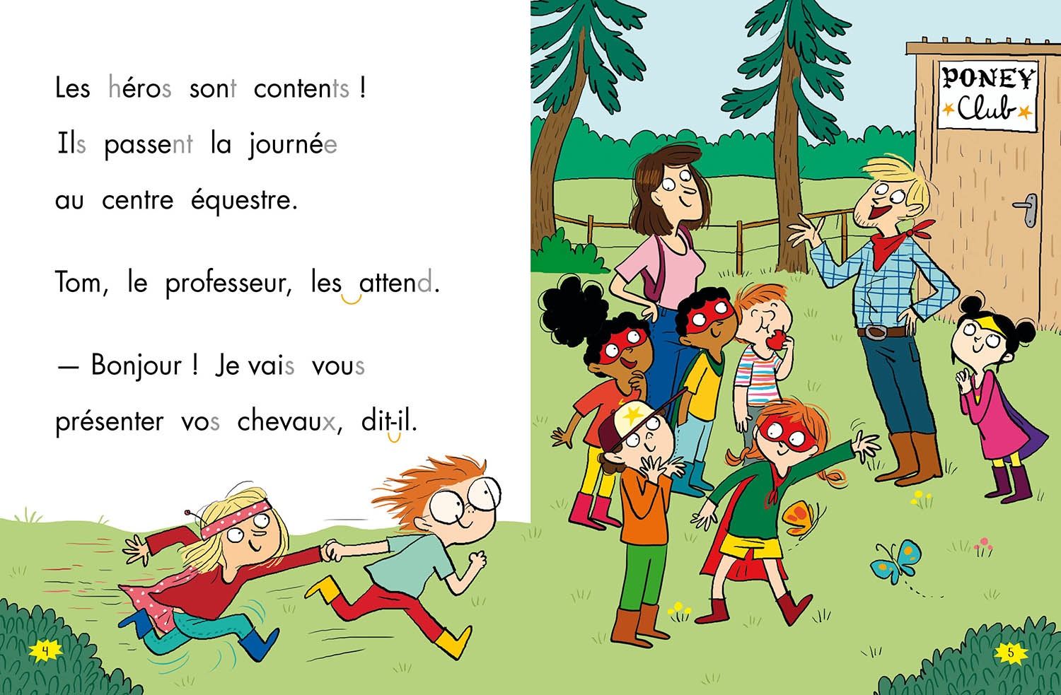 Les héros de 1re année / Aventures au centre équestre (Niv. 3)