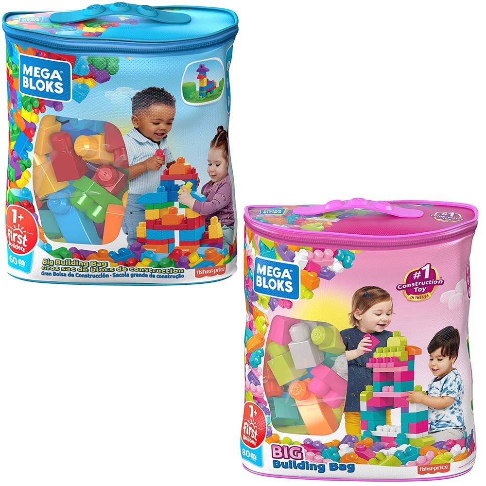 Méga bloks - Sac de blocs géants (60 pcs)