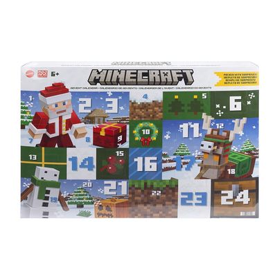 Calendrier de l&#39;avent Minecraft avec figurines