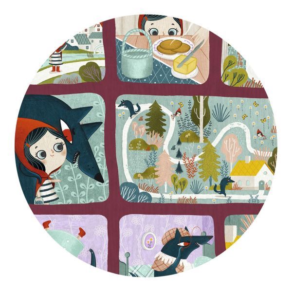 Puzzle histoire / Le Petit Chaperon rouge (35 mcx)