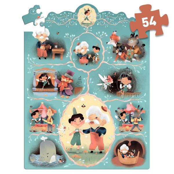 Puzzle histoire / Pinocchio (54 mcx)