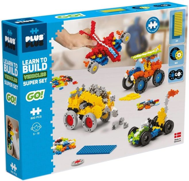 Go! Apprendre à Bâtir - Ensemble de véhicules (800 pcs)