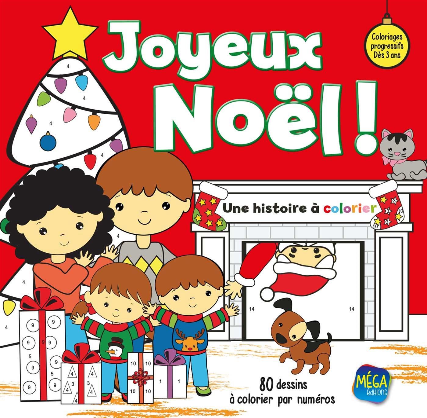 Coloriages par numéros / Joyeux Noël