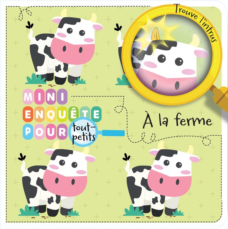 Mini-enquête pour tout-petits / À la ferme
