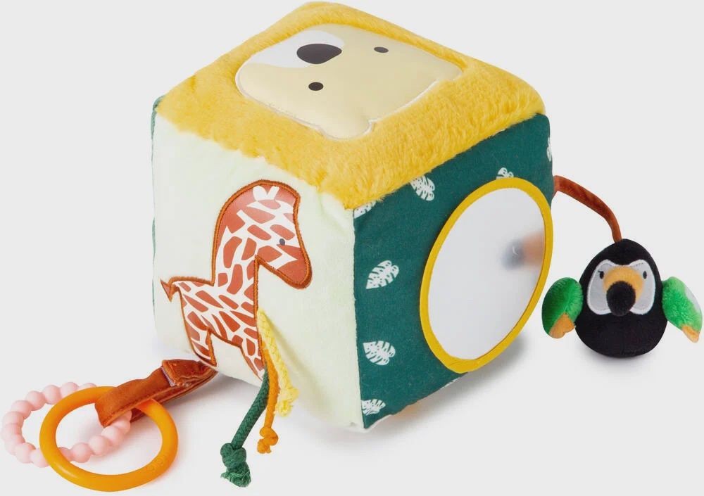 Cube d&#39;activités souple et doux / La Jungle