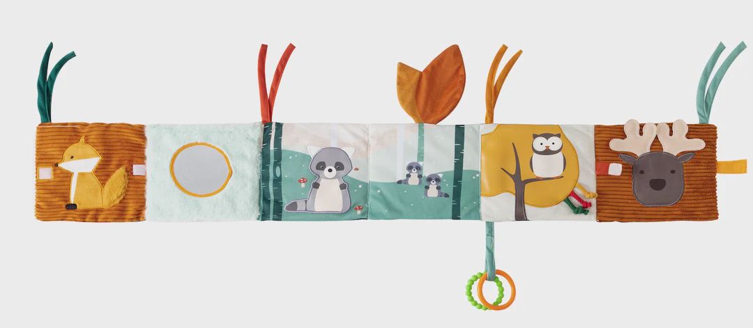 Livre d'éveil en tissu 2-en-1 / Forêt