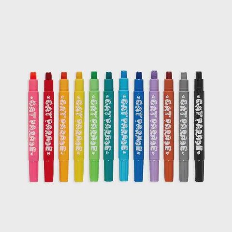Crayons de cire à gel aquarellable / Chat