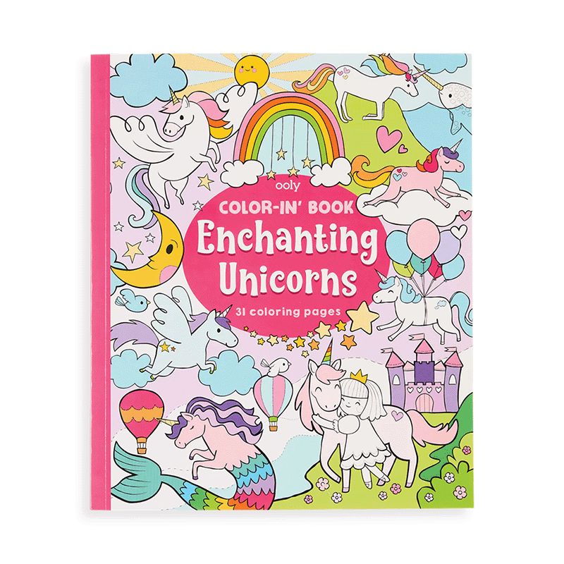 Livre à colorier / Licornes enchantées