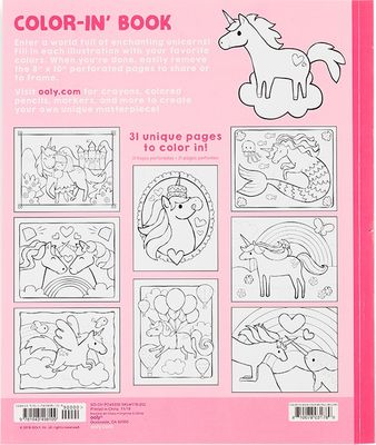 Livre à colorier / Licornes enchantées
