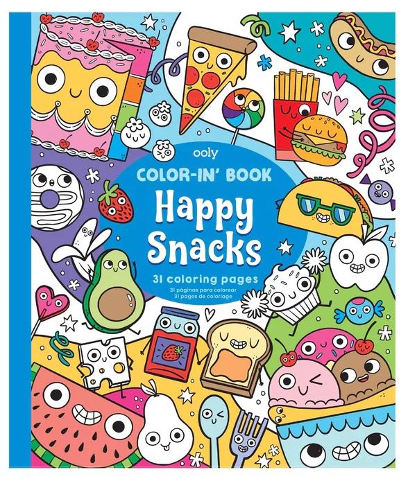 Livre  à colorier / Happy snacks