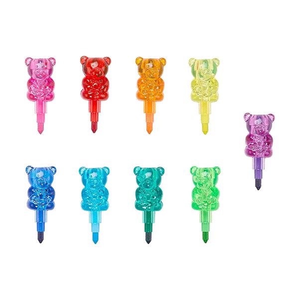 Crayons de cire empilables / Gummy Bear