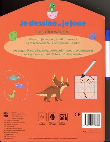 Je dessine et je joue / Dinosaures