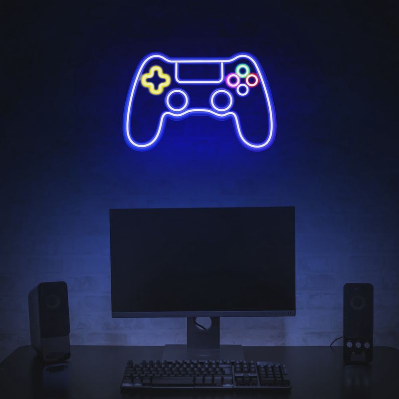 Enseigne Néon LED - Contrôleur de Jeu