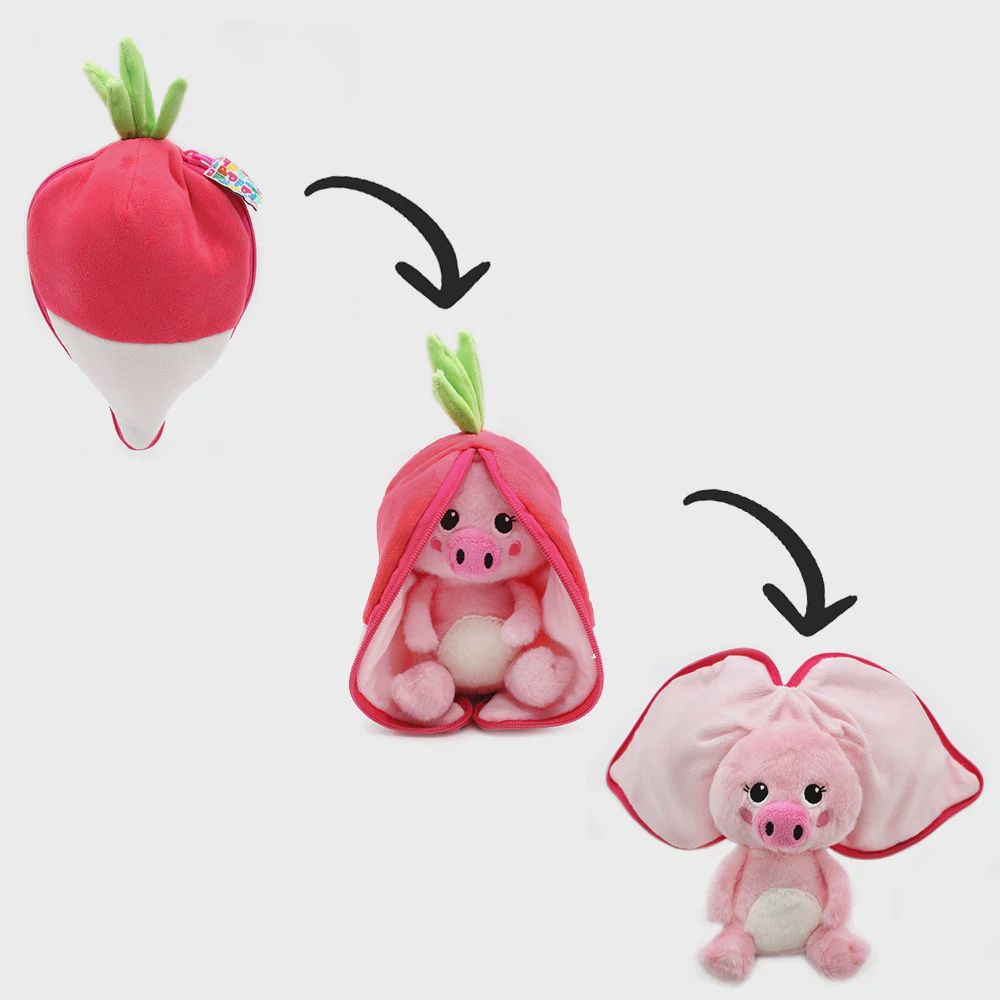 Flipetz / Pigglet la radis-cochon rose