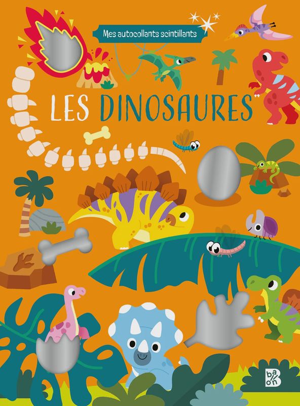 Autocollants Scintillants - Dinosaures