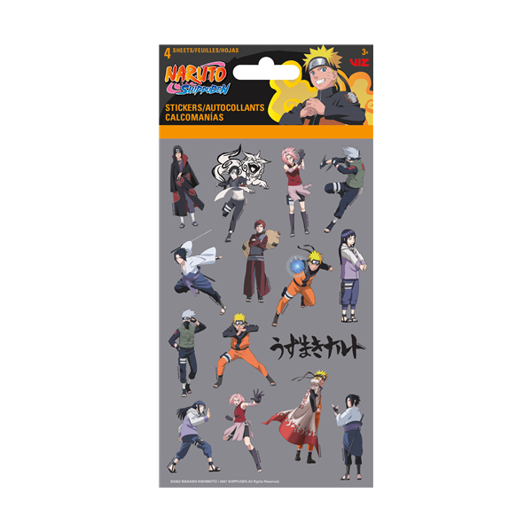 Autocollants (4 fls) / Naruto