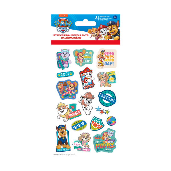 Autocollants (4 fls) / Pat patrouille «Puptastic days»