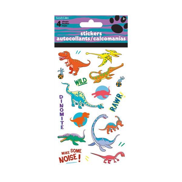 Autocollants (4 fls) / Dinosaurs