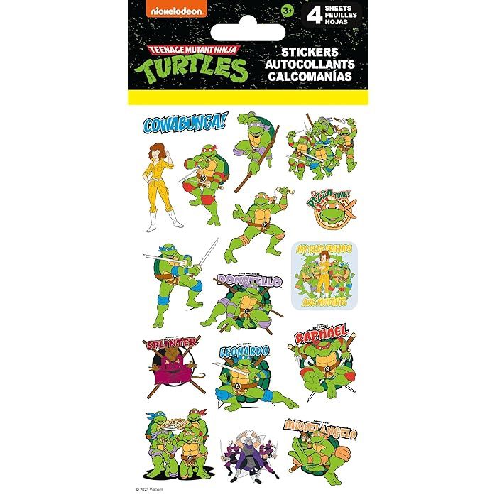 Autocollants (4 fls) / Tortue Ninja