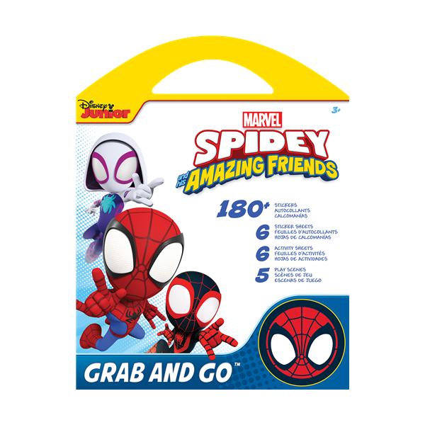 GRAB AND GO - Ens. Autocollants Spidey et ses super amis