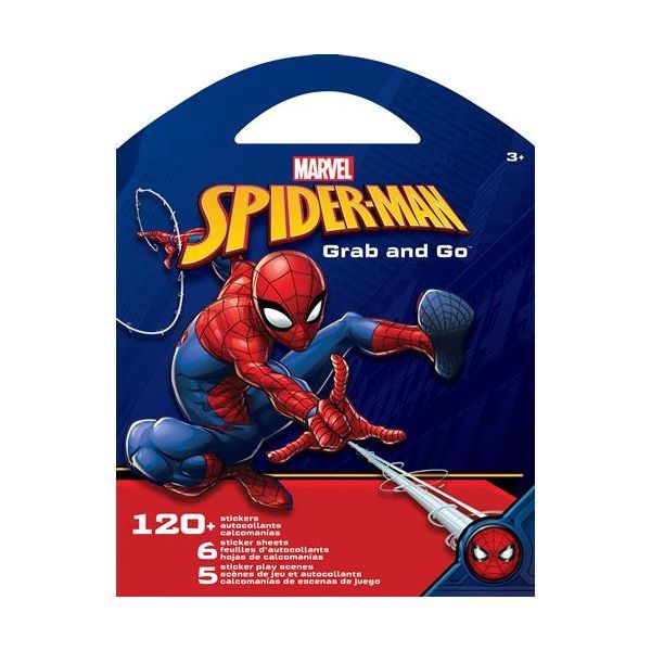 GRAB AND GO - Ens. Autocollants Spider-Man