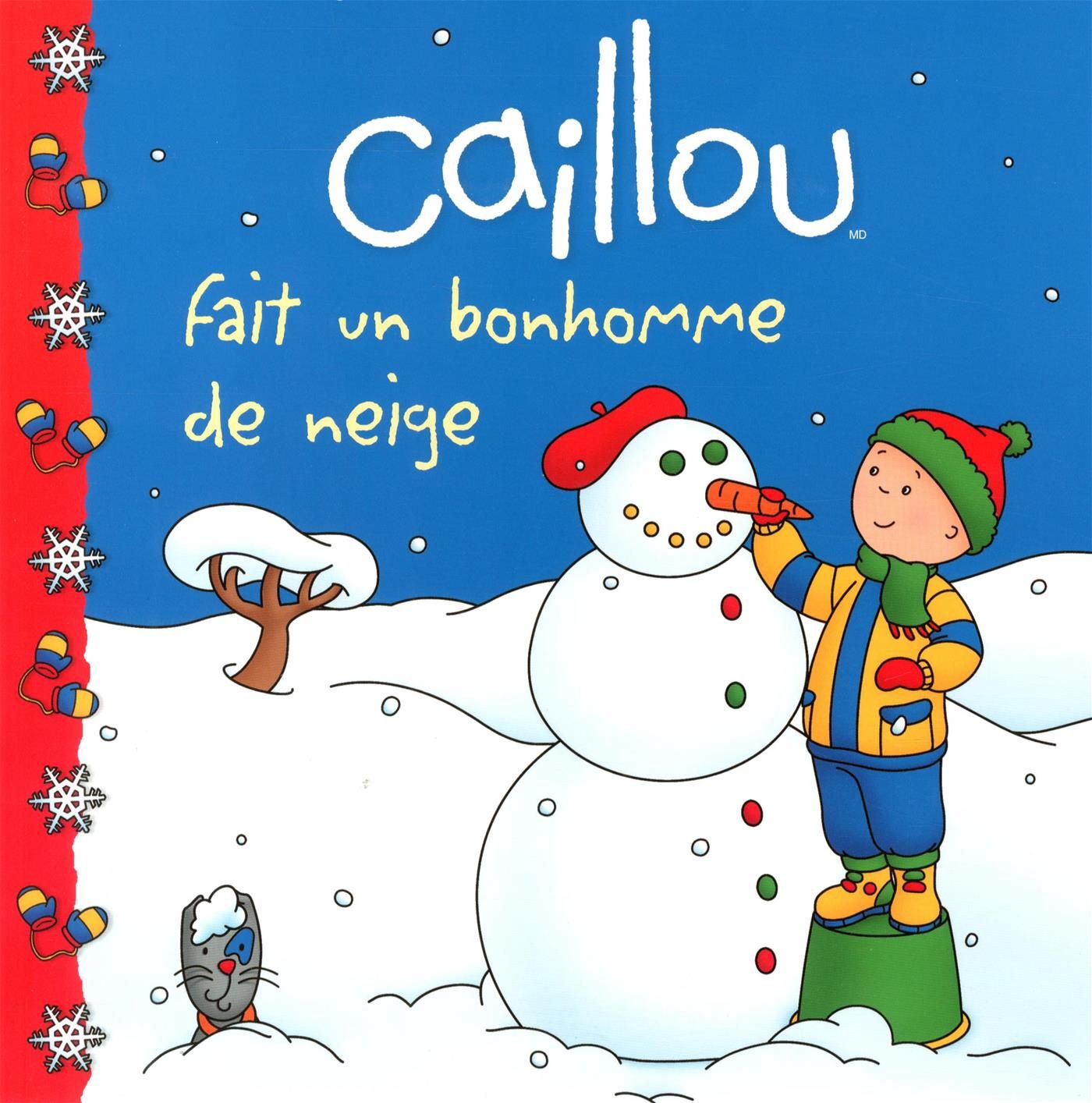 Caillou Fait Un Bonhomme De Neige