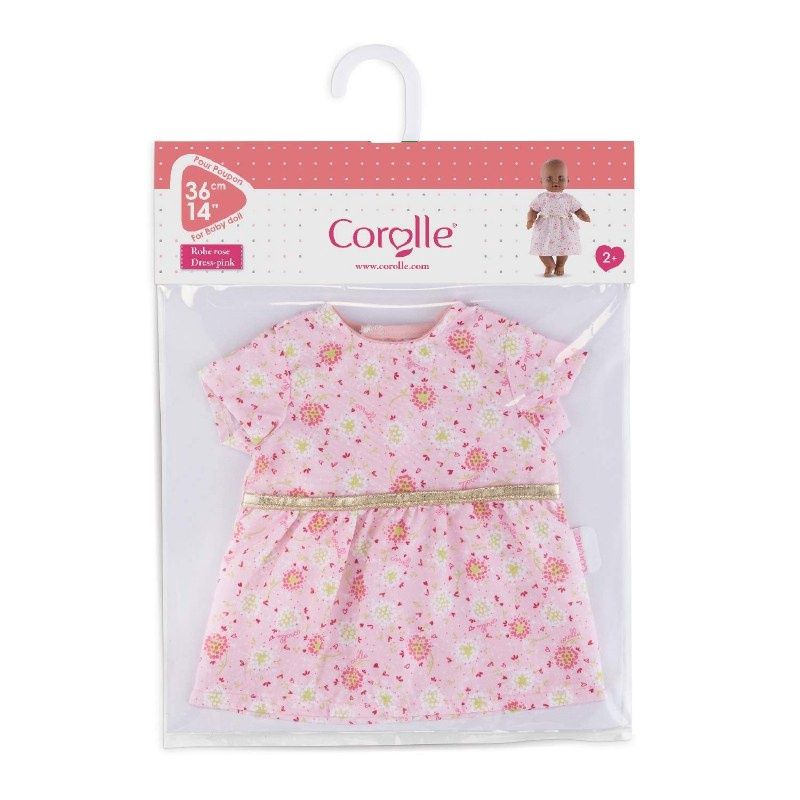 Tenue De Poupée Corolle Robe Rose 14&quot;