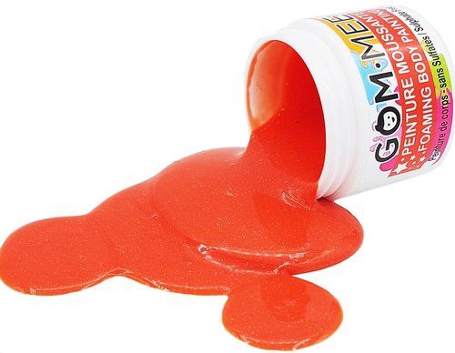 Nettoyant Peinture Moussante Rouge Scintillant Corps 60g