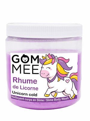 Slime Moussante / Rhume de Licorne (avec mini surprise "glow in the dark")