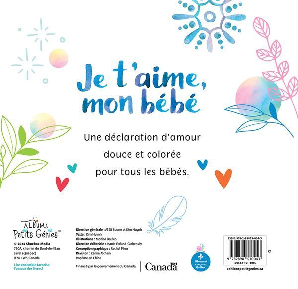 Je t&#39;aime, mon bébé