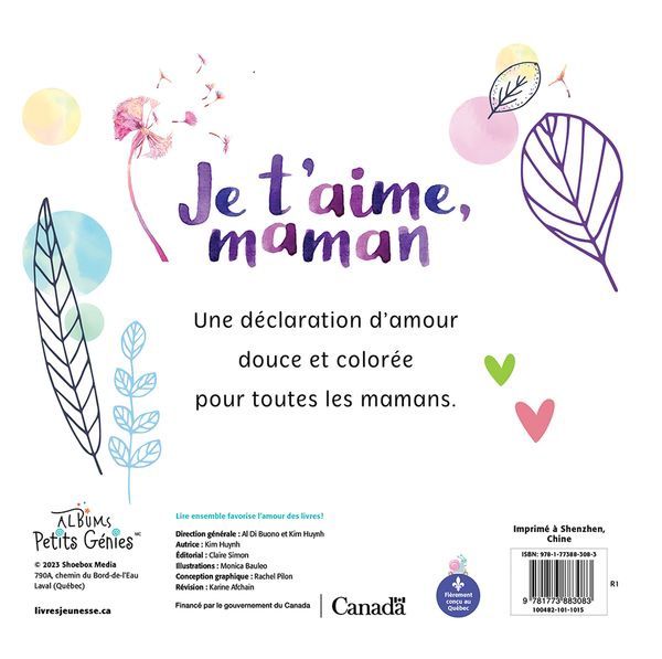 Je t'aime, Maman