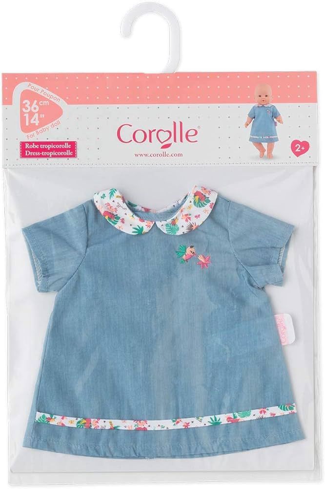 Corolle - Vêtement de poupée - Robe tropicorolle - 36 cm