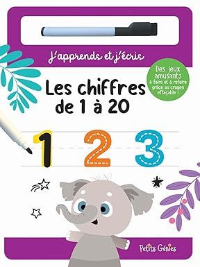 J&#39;apprends et j&#39;écris / Les chiffres de 1 à 20