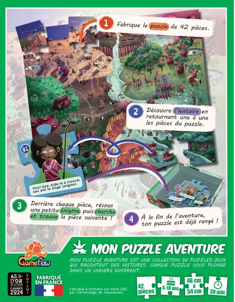 Mon puzzle aventure / Terre ocre (FR)