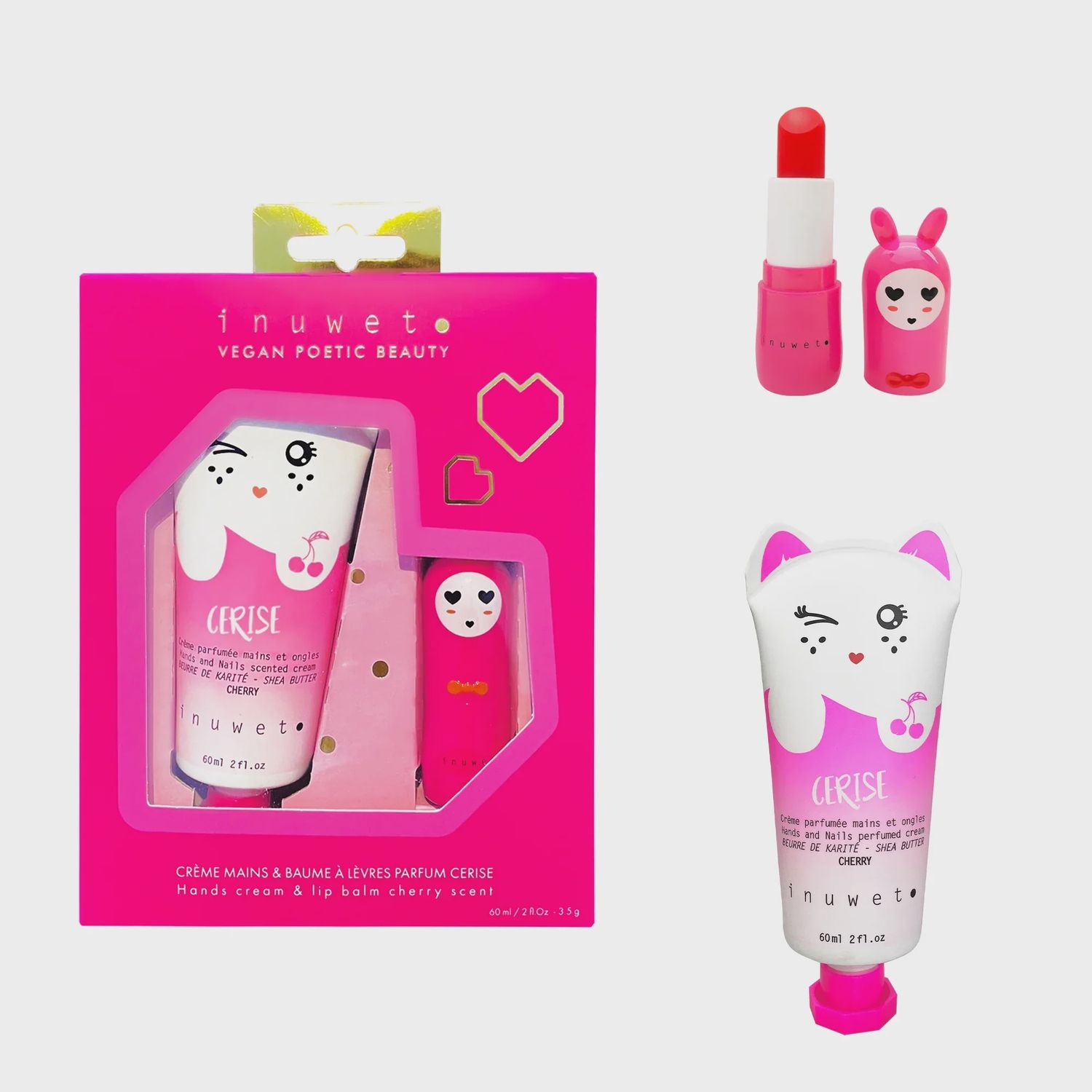 Duo Crème à main &amp; baume / Cerise