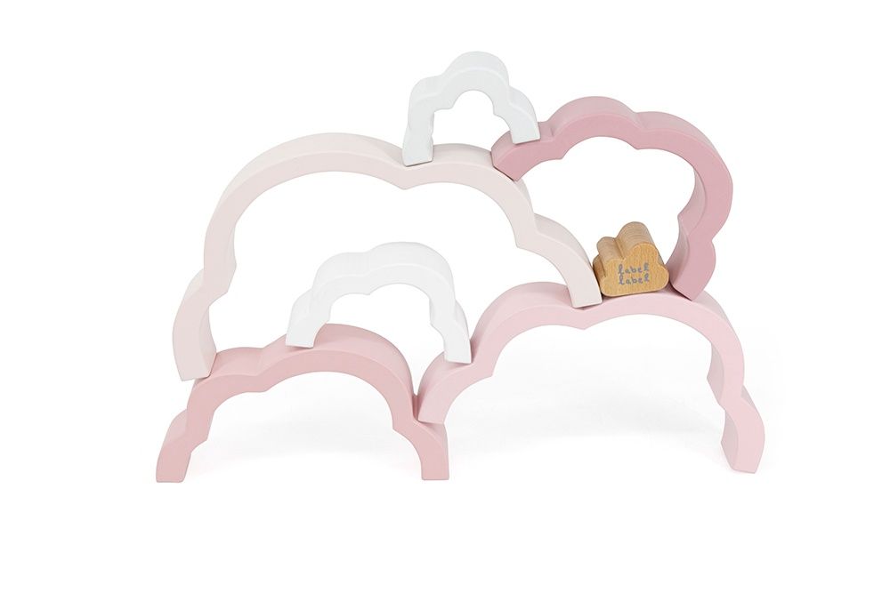 Casse-tête Nuage Arc-En-Ciel / Rose