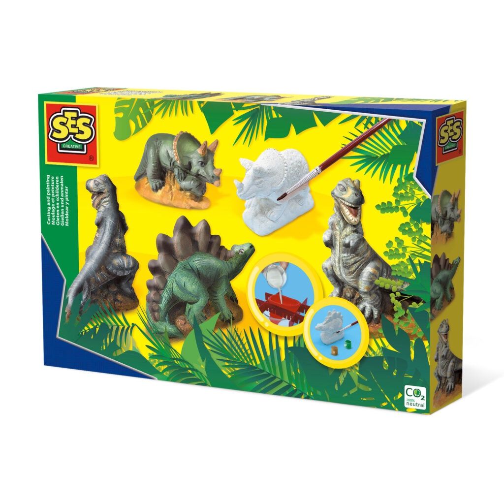 Moulage et peinture - Dinosaures